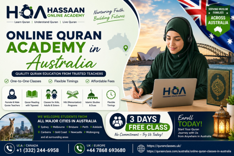 Online Quran Academy in Australia – Learn the Quran from Anywhere with Hassaan Online Academy